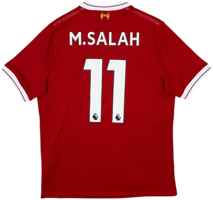 2017-18 Liverpool 125 Years Home Shirt M.Salah #11 - 9/10 - (S)