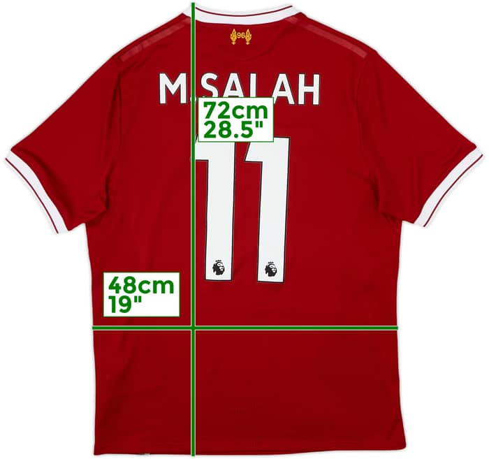 2017-18 Liverpool 125 Years Home Shirt M.Salah #11 - 9/10 - (S)