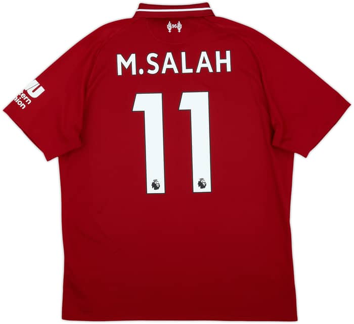 2018-19 Liverpool Home Shirt M.Salah #11 - 6/10 - (M)
