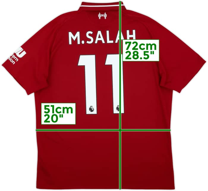2018-19 Liverpool Home Shirt M.Salah #11 - 6/10 - (M)