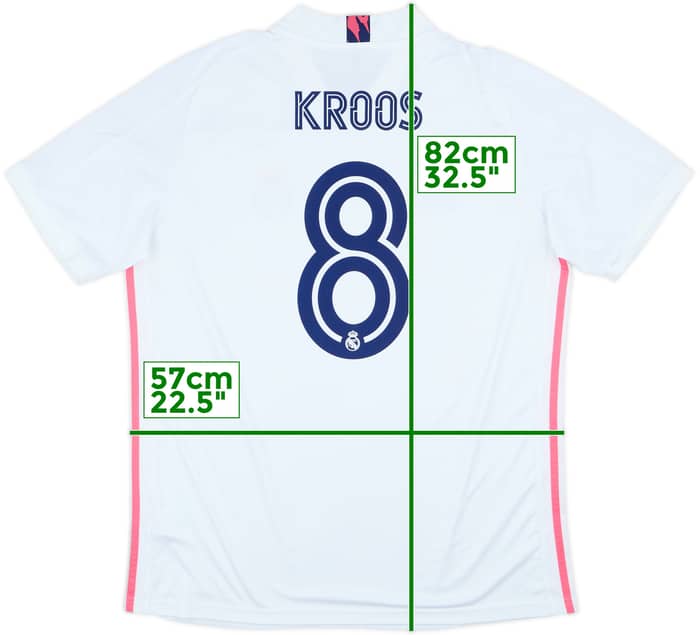 2020-21 Real Madrid Home Shirt Kroos #8 - 10/10 - (XL)
