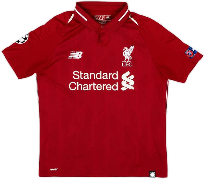 2018-19 Liverpool Home Shirt M.Salah #11 - 4/10 - (XL.Boys)