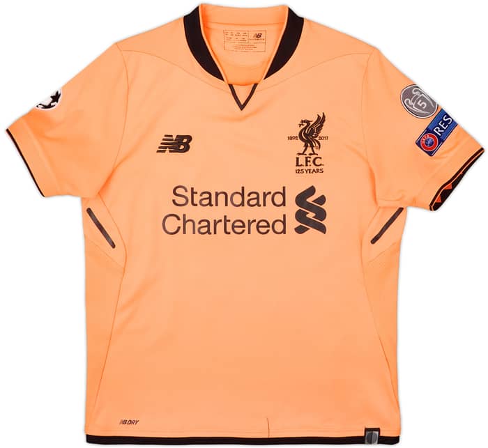 2017-18 Liverpool 125 Years Third Shirt Lallana #20 - 6/10 - (L.Boys)