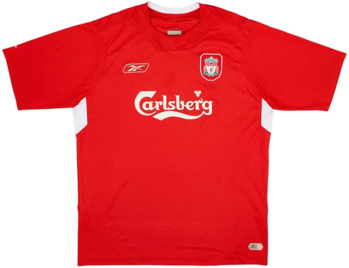2004-06 Liverpool Home Shirt Gerrard #17 - 6/10 - (L)