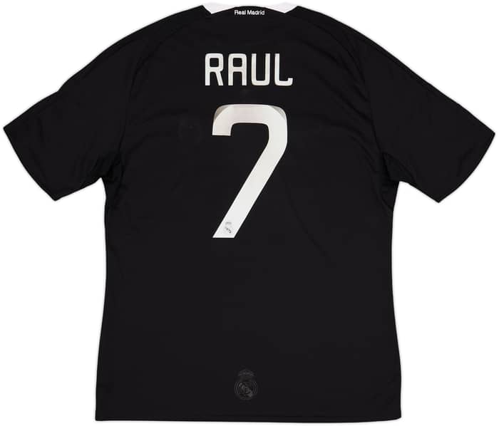 2008-09 Real Madrid CL Third Shirt Raul #7 - 6/10 - (L)