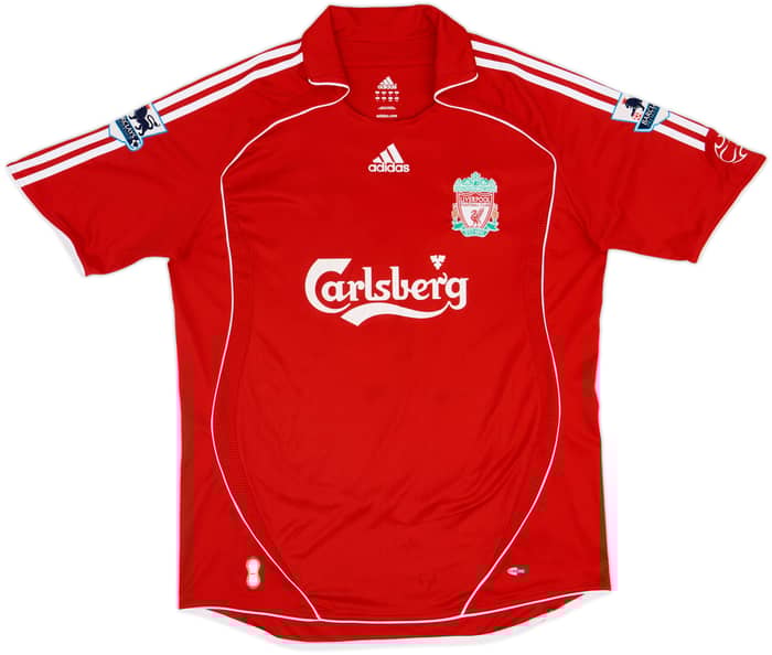 2006-08 Liverpool Home Shirt Kuyt #18 - 9/10 - (L)