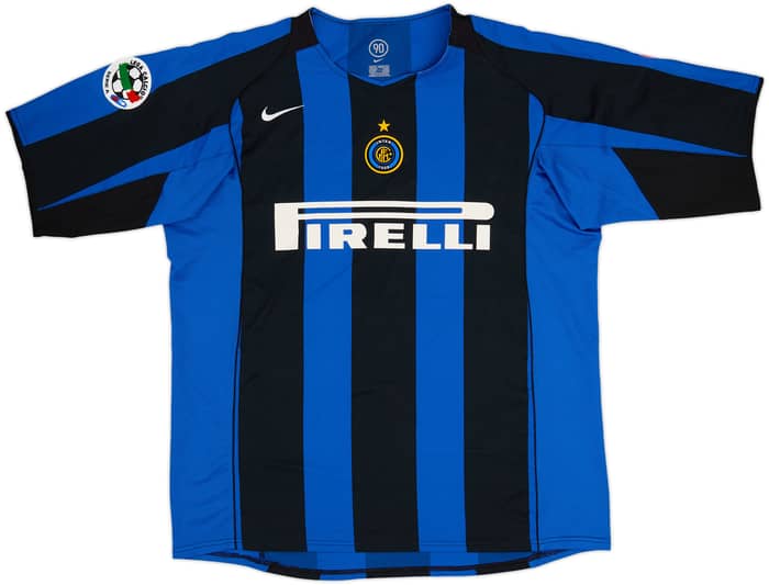 2004-05 Inter Milan Home Shirt Adriano #10 - 7/10 - (XL)