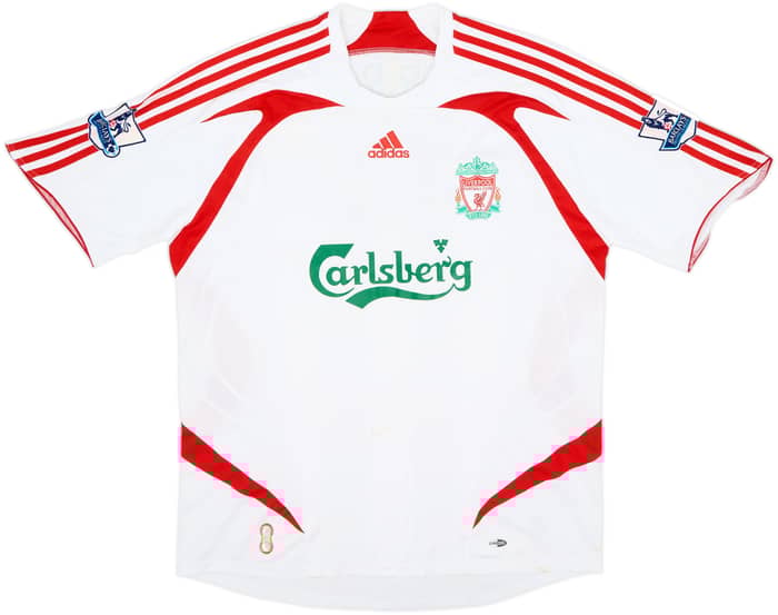 2007-08 Liverpool Camiseta Visitante Torres #9 - 5/10 - (L)