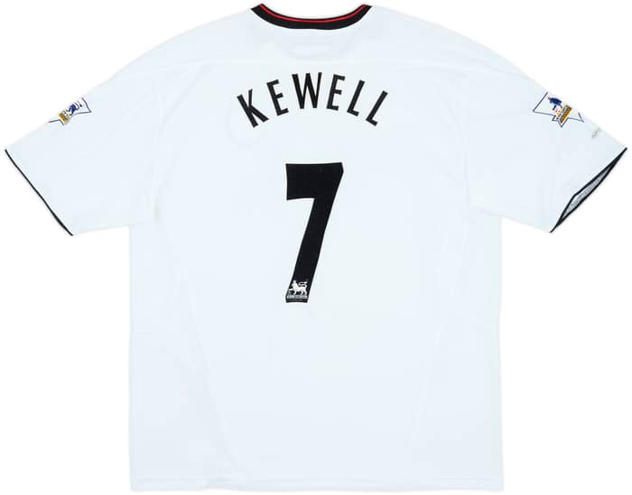 Camiseta de visitante del Liverpool 2003-04 Kewell #7 - 8/10 - (L)