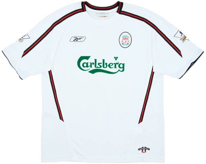 Camiseta de visitante del Liverpool 2003-04 Kewell #7 - 8/10 - (L)