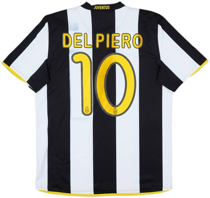 2008-09 Juventus Home Shirt Del Piero #10 - 6/10 - (M)