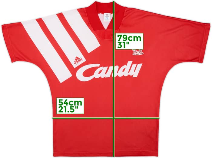 1991-92 Liverpool Local Camiseta - 8/10 - (M)