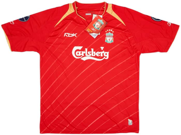 2005-06 Liverpool CL Home Shirt Alonso #14 (L)