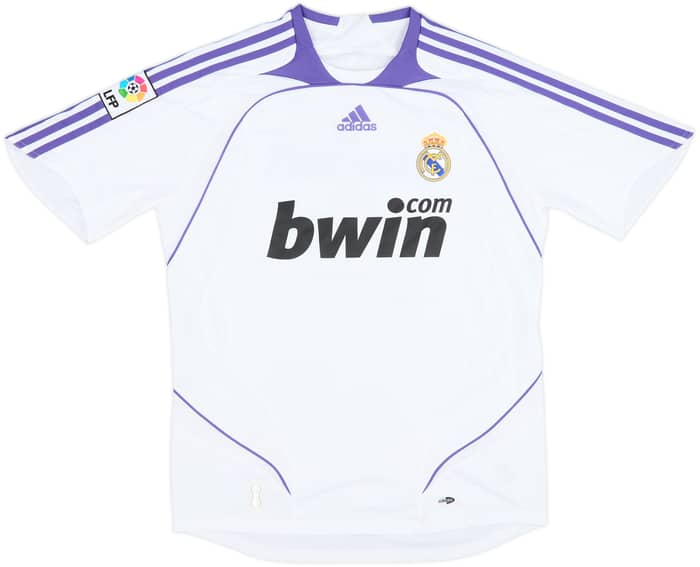 2007-08 Real Madrid 'Campeones' Home Shirt - 9/10 - (L)