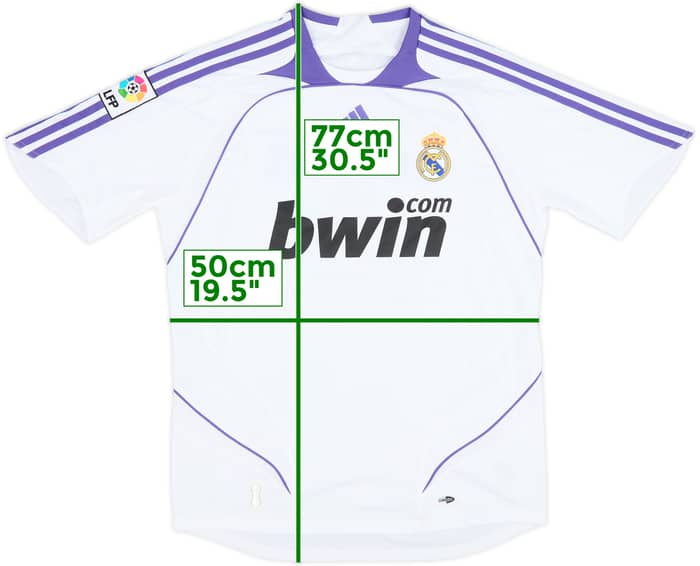 2007-08 Real Madrid 'Campeones' Home Shirt - 9/10 - (L)