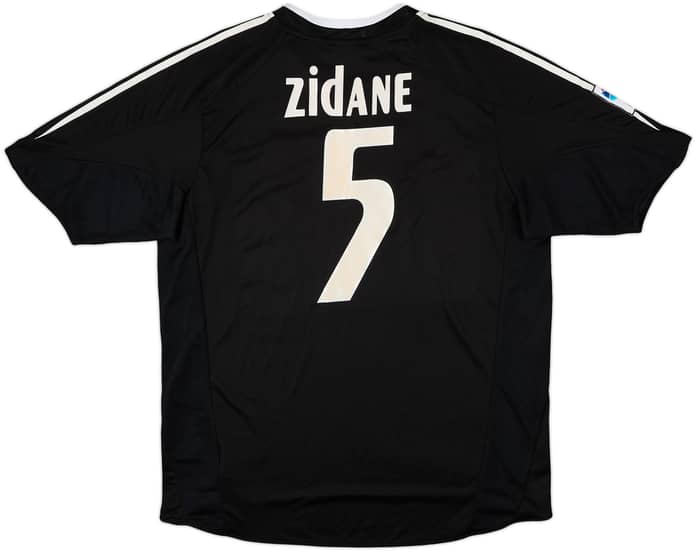 2004-05 Real Madrid Camiseta Visitante Zidane #5 - 7/10 - (L)