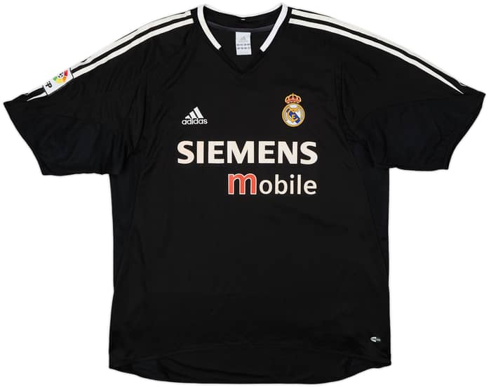 2004-05 Real Madrid Camiseta Visitante Zidane #5 - 7/10 - (L)