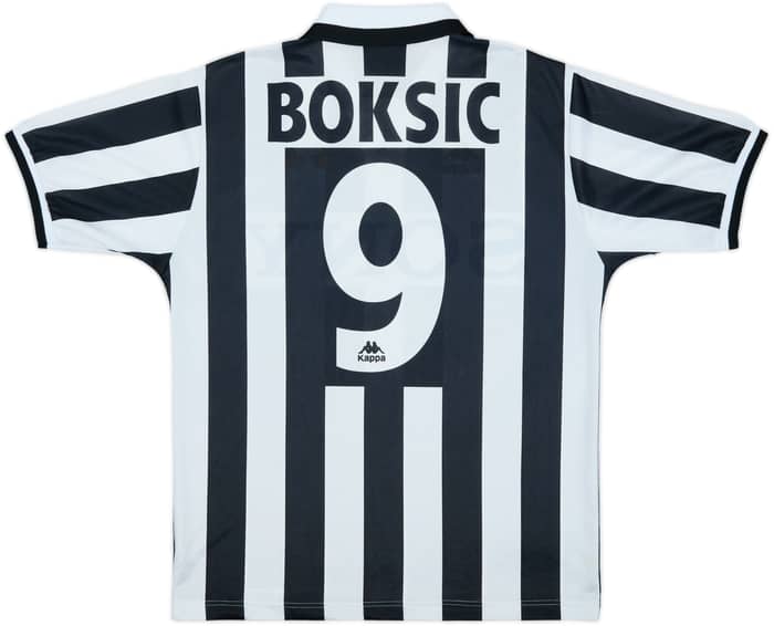 1995-97 Juventus Home Shirt Boksic #9 - 8/10 - (M)