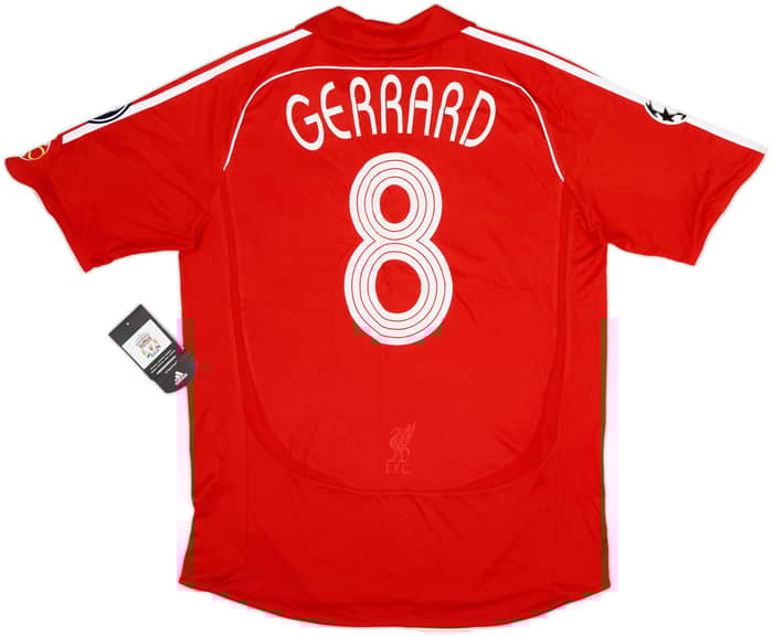 2006-08 Liverpool Home Shirt Gerrard #8 (L)