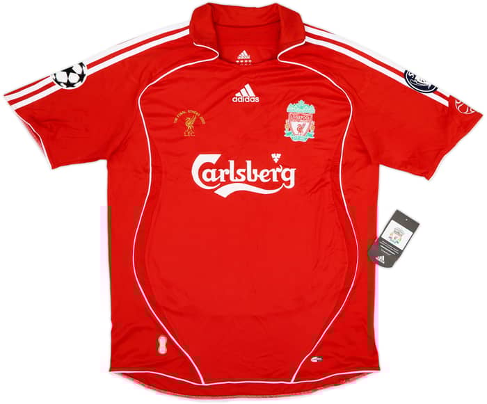 2006-08 Liverpool Home Shirt Gerrard #8 (L)