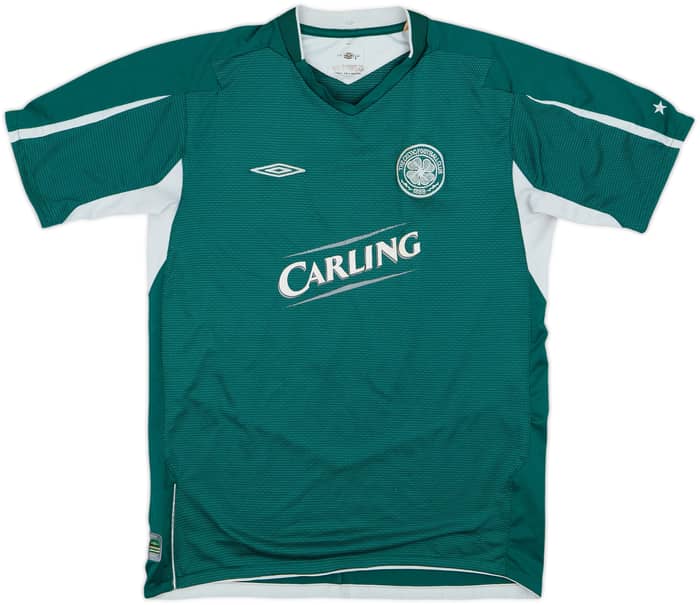 2004-05 Celtic Away Shirt Ewing #6 - 5/10 - (L.Boys)