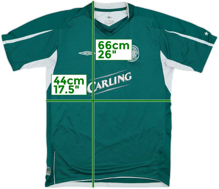 2004-05 Celtic Away Shirt Ewing #6 - 5/10 - (L.Boys)
