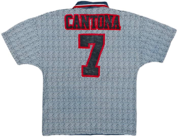 1995-96 Manchester United Away Shirt Cantona #7 - 7/10 - (L.Boys)