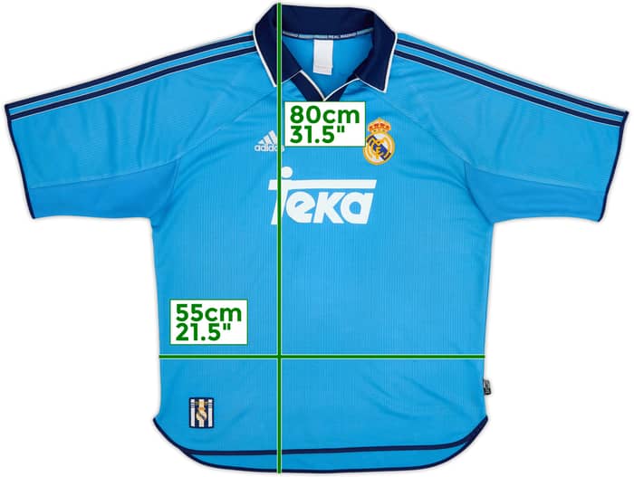 1999-00 Real Madrid Third Shirt - 6/10 - (L)