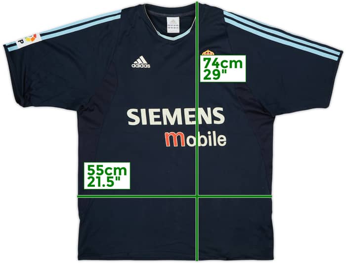 2003-04 Real Madrid Away Shirt Beckham #23 - 4/10 - (L)