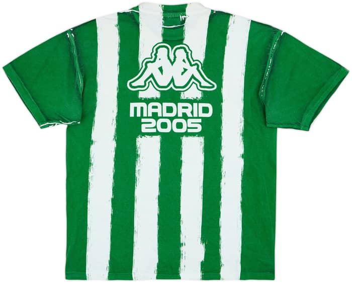 Camiseta de algodón Kappa del Real Betis 2005-06 'Copa Del Rey Final' - 7/10 - (XXL)