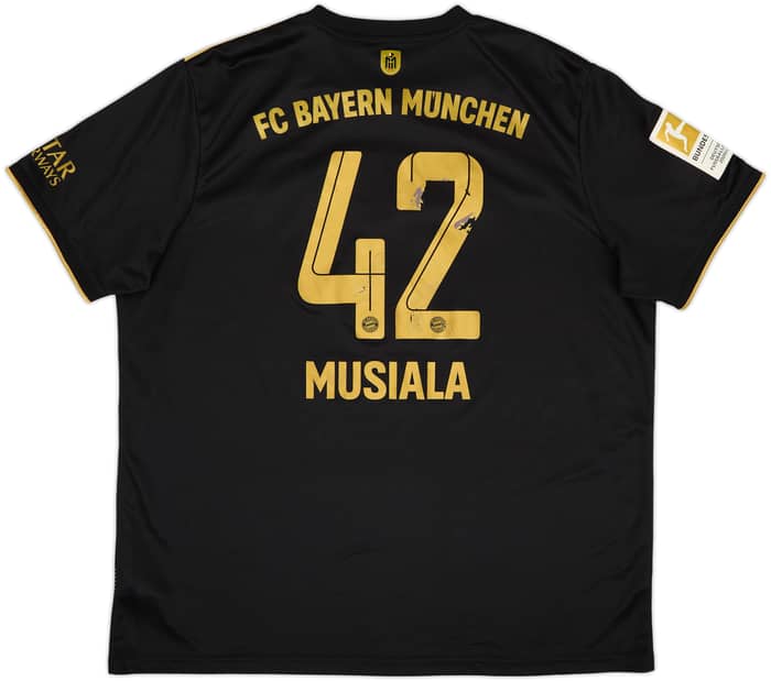 2021-22 Bayern Munich Away Shirt Musiala #42 - 4/10 - (XL)