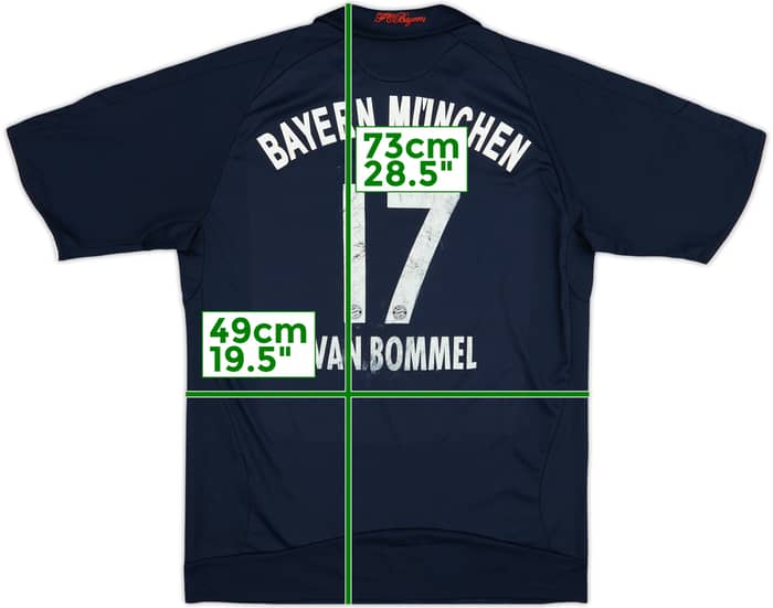2008-09 Bayern Munich Away Shirt Van Bommel #17 - 4/10 - (XL.Boys)