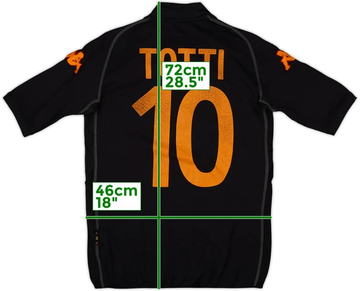 2002-03 Roma Third Shirt Totti #10 - 6/10 - (M)