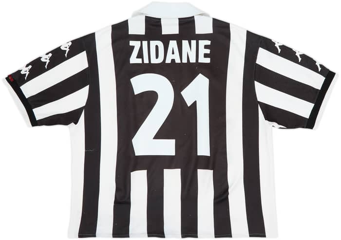 1999-00 Juventus Camiseta Local Zidane #21 - 8/10 - (XL)
