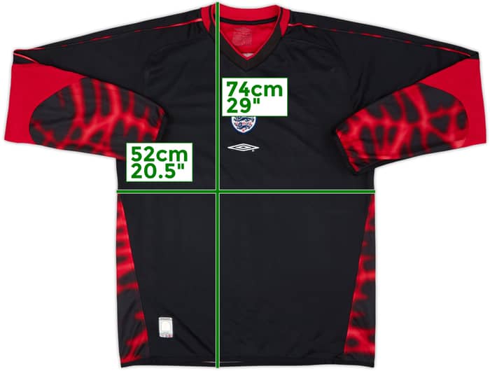 2004-06 England GK Shirt - 8/10 - (M)