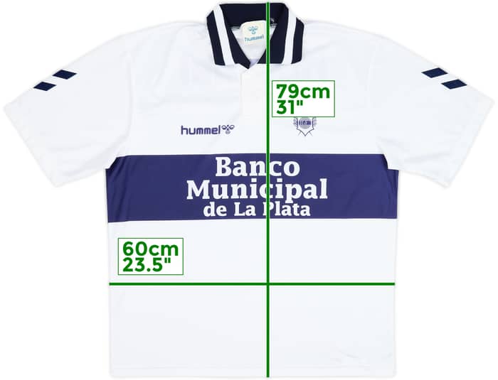 1993-95 Gimnasia y Esgrima La Plata Home Shirt - 10/10 - (L)