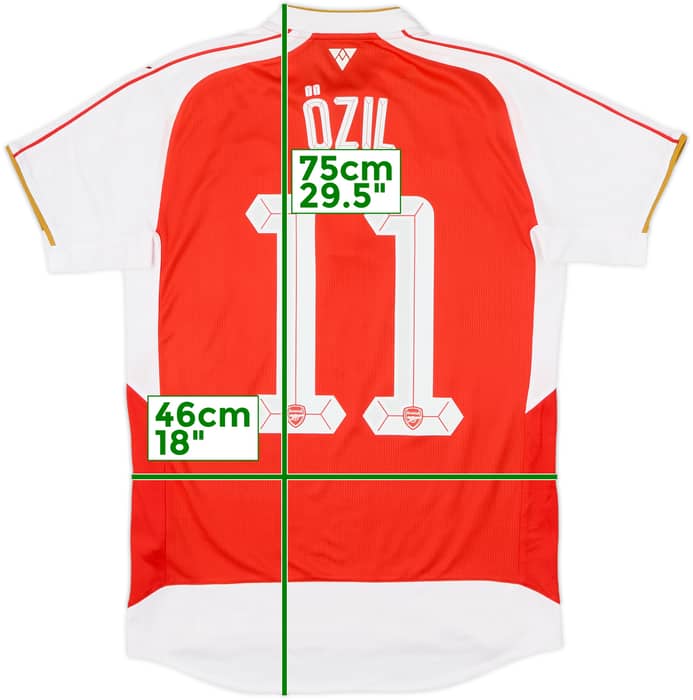 Camiseta de local del Arsenal 2015-16 Ozil #11 - 8/10 - (XL.Niños)