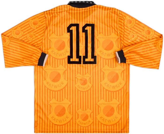 1998-00 VV Katwijk Match Issue Home L/S Shirt #11