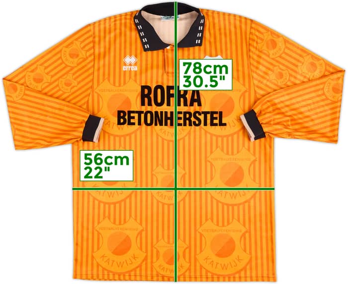 1998-00 VV Katwijk Match Issue Home L/S Shirt #11