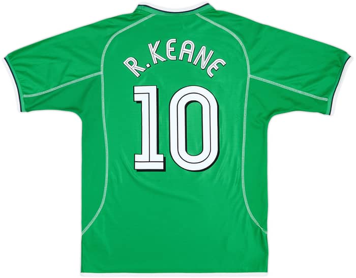Camiseta de local de Irlanda 2002-03 R.Keane #10 - 8/10 - (L)