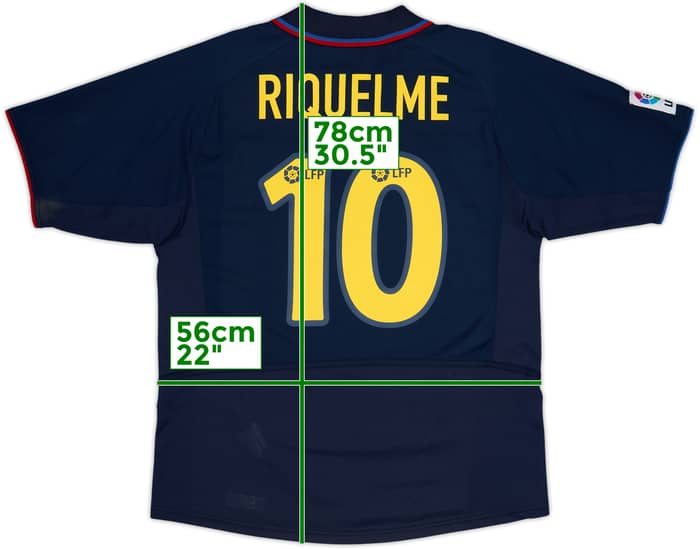 2002-03 Barcelona Away Shirt Riquelme #10 - 8/10 - (L)