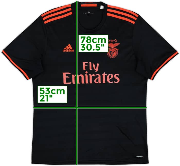Camiseta de visitante de Benfica 2016-17 - 6/10 - (L)