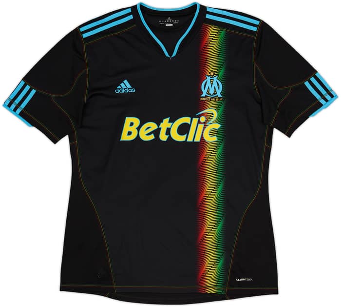 2010-11 Olympique Marseille Tercera Camiseta Lucho #8 - 9/10 - (L)