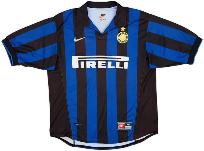 1998-99 Inter de Milán Camiseta Local Ronaldo #9 - 8/10 - (M)