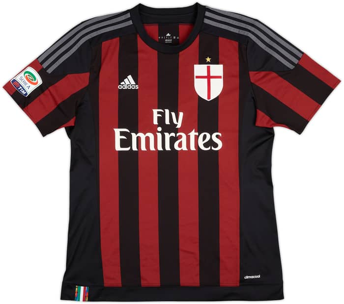 2015-16 AC Milan Home Shirt Bacca #70 - 6/10 - (L)