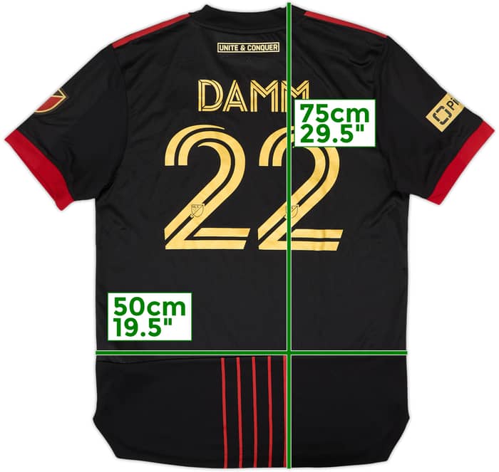2021 Atlanta United Authentic Home Shirt Damm #21 (M)