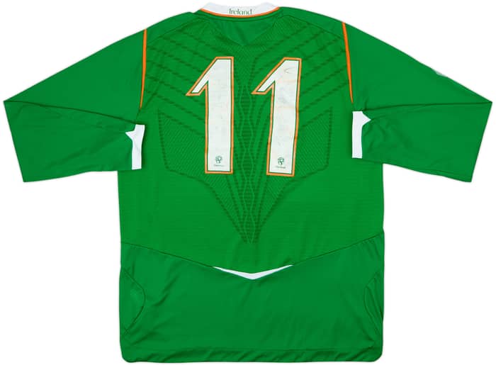 2008-10 Ireland Home L/S Shirt #11 - 6/10 - (XL)