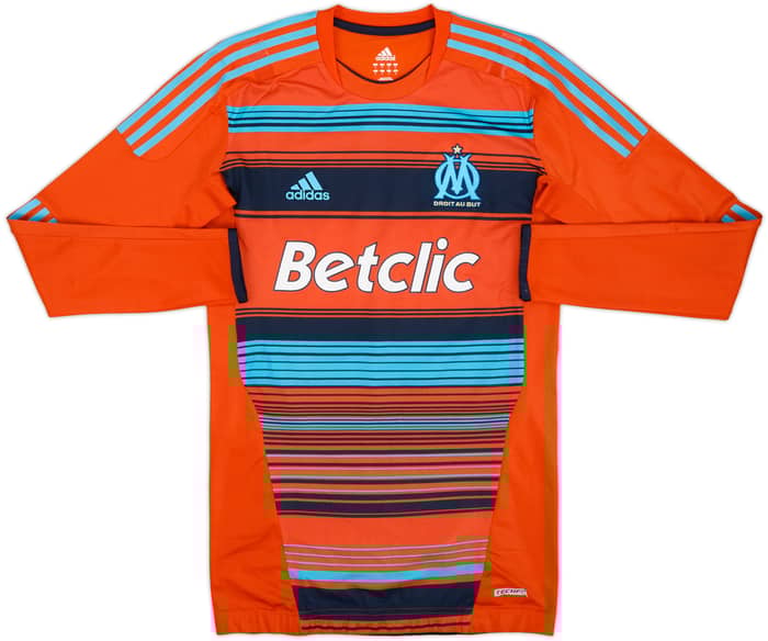 2011-12 Olympique Marseille Player Issue TechFit Third L/S Shirt Remy #11 - 8/10 - (L)