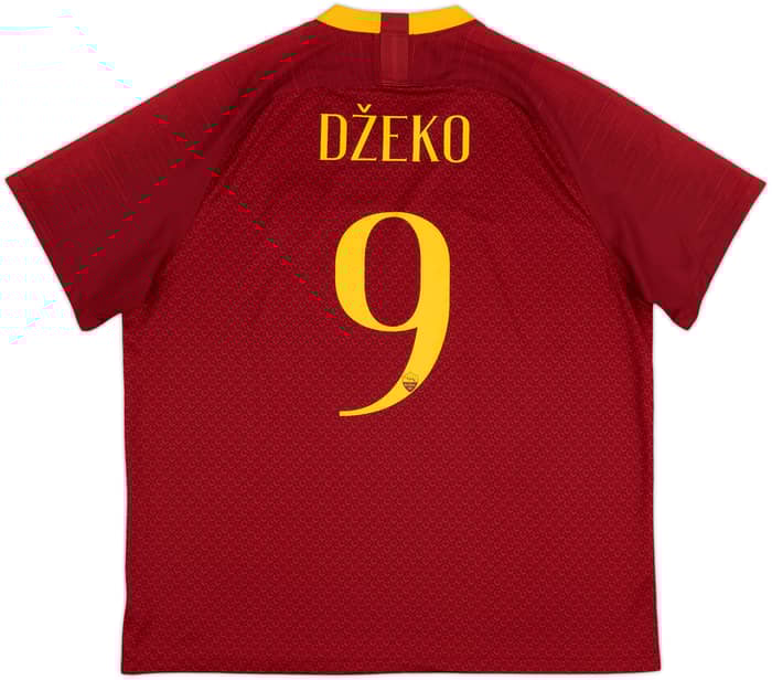 Camiseta de local de Roma 2018-19 Dzeko #9 - 8/10 - (XXL)