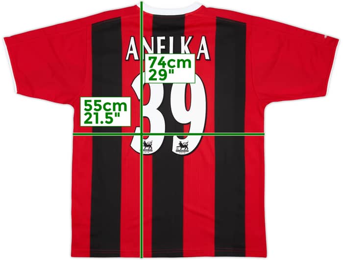 2003-04 Manchester City Camiseta de visitante Anelka #39 - 9/10 - (L)